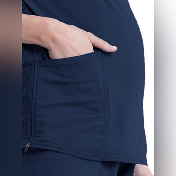 Cherokee Maternity Scrub Top - Picture 3 of 5